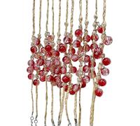 Lerpwige Moda Erba Braccialetti Corda Regolabile Perle di Cristallo Bracciale Ciondolo Per Coppie Desiderio Gioielli Desideri