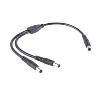 Lerpwige Multiuso DC5525 Y Splitter Cavo 5.5x2.1mm Spina Distribuzione Efficiente Potenza Per Elettronica Cavo di Alimentazione