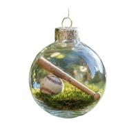 Lerpwige Pallina decorativa per le vacanze multicolore portatile moderna sfere di Natale per la decorazione dell'albero del festival e il riutilizzo delle sfere di Natale trasparenti