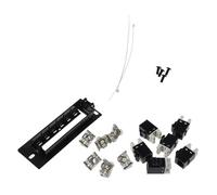 Lerpwige Pannello patch CAT6 a 6 porte RJ45 Adattatore cavo di rete Ethernet, montaggio a parete o su rack