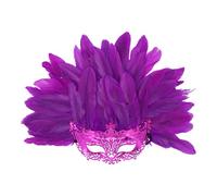 Lerpwige Pizzo Masquerade Piuma Veneziani Per Halloween Natale Cosplay Party Mezza Viso Occhio Cosplay Puntelli Veneziani Donne Per Maschere