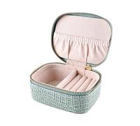 Lerpwige Portable Ring Box Square Travel Scatola di immagazzinaggio di gioielli collana braccialetto scatola di gioielli per orecchini