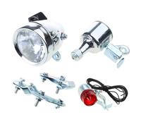 Lerpwige Retro bicicletta motorizzata attrito 12 V 6 W generatore faro posteriore bici fanali posteriori