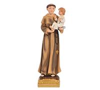 Lerpwige Santo Padre Con Santo Figlio Scultura Sant'Antonio Statua Bambino Personaggi Da Collezione Casa Accenti
