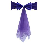 Lerpwige Satins Sedia Covers Sedia Fusciacca Per Cerimonia Matrimonio Dining Party Outdoor Decorazione