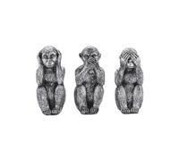 Lerpwige Sculture Oro Scimmia Set Di 3 Vedere Non Ascoltare Non Sentire Figure Malvagie Per Librerie E Camera Da Letto Decorazione