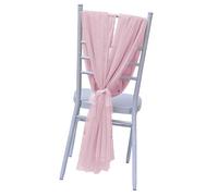 Lerpwige Sedia bianca Fusciacca Tulle Ideale Per Matrimonio Ed Event Decors Foto Di Matrimonio Puntelli Di Scena, Rosa 1, Taglia unica
