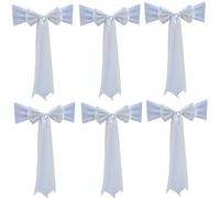 Lerpwige Sedia Colorata Elegante Sedia Fusciacca Per Festa di Matrimonio Compleanno Hotel Banche Decorazione 1/6PCS
