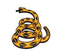 Lerpwige Serpenti per auto in metallo adesivo resistente ai graffi per auto, moto, camion, giallo, più superfici, estremità metalliche per veicoli
