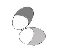 Lerpwige Specchio magnetico a due lati, pieghevole, in acciaio inox, design compatto, portatile, per lo specchio portatile