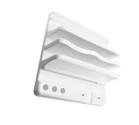 Lerpwige Supporto per notebook verticale per dispositivi multipli Organizza la scrivania ospita il pannello del notebook Caratteristiche del telefono Supporto della penna Pianificazione modificabile