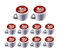 Lerpwige Tazza da caffè cucchiaio in miniatura tazze da caffè fare ingannare bambini tucer cucina realistica case delle bambole piattini puntelli Dollhouses appassionato forniture