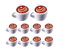 Lerpwige Tazza da caffè cucchiaio in miniatura tazze da caffè fare ingannare bambini tucer cucina realistica case delle bambole piattini puntelli Dollhouses appassionato forniture