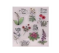 Lerpwige Timbro di clausola in silicone trasparente per scrapbooking artigianato di carte trasparenti francobolli per la creazione di carte
