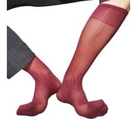 Lerpwige Uomini Nudo Business Dress Calzini Sopra Il Vestito Di Vitello O I Calzini Di Lavoro In Nylon Ginocchio Alti Regali In Nylon Ginocchio, b, Taglia unica