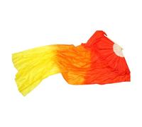 Lerpwige Versatile Faux Silk Belly Dance Fan Veils pieghevole per competizioni e lezioni fanatici della danza perfetto per studi scenari accessori da ballo pronti