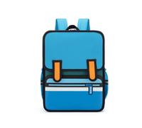 Lerpwige Zaino dei cartoni animati per i bambini borsa di scuola borsa del libro dello studente zaino casual adatto per attività scolastiche e viaggi brevi zaino da viaggio per bambini, Blu
