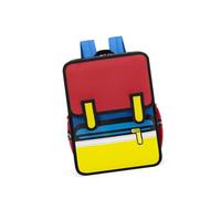Lerpwige Zaino dei cartoni animati per i bambini borsa di scuola borsa del libro dello studente zaino casual adatto per attività scolastiche e viaggi brevi zaino da viaggio per bambini, Rosso