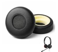 leruiyezs 2pcs for Jabra Evolve2 65 Cuscinetti e for Jabra Evolve 20 Cuscinetti di Ricambio per Cuffie, Cuscinetti Morbidi in Pelle Proteica, for Evolve 20 20SE 30 30II 40 65 65+ per Uso Quotidiano
