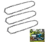 leruiyezs 3 Pezzi Catena Per Motosega 6 Pollici Catena Motosega Elettrica Universale Affilata E Durevole Catena 6 Pollici 1/4 Per Mini Motosega 36 Compatibile Con Modelli A Batteria