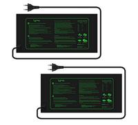 LERWAY Tappetino riscaldante per piantina, 21 Watt, Caldo Cuscinetto di Riscaldamento idroponico per la germinazione delle Piante da Interno 52,7X 25,4cm（2pack）