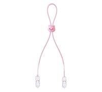 leryveo Clip per catena per tovaglioli, clip per tovaglioli | Graziose clip per tovaglioli in silicone per bavaglini | Clip per bavaglino per tracolla, cordino per tovagliolo regolabile lavabile per