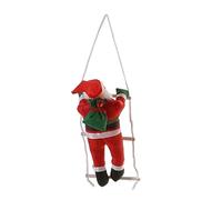leryveo Scala da Arrampicata di Babbo Natale - Ciondolo per Bambola di Babbo Natale da Arrampicata per Le Vacanze con Corda - Festa stagionale di Natale, Ornamento di Babbo Natale per casa,