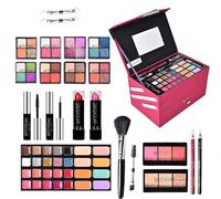 Leryveo Set trucco per donna Kit completo, kit trucco per donna | Kit trucco per principianti | Set completo di cosmetici per donne e principianti, kit di trucco per startup