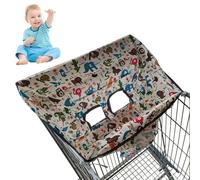 Leryveo Simpatica copertura per carrello della spesa, copertura per carrello della spesa - Coprisedile per carrello della spesa per bambini con stampa carina - Easy- Protezione antipolvere per
