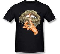 Lerzincser Practical Shut The Fuck Up T-Shirt Graphic Unisex Tee Shirt Black 3XL