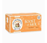 Les 2 Marmottes - Infusion Boost e Moi 30 bustine - Ibisco e fiore di guaranà - Energizzante e stimolante - Made in France - Senza aromi aggiunti - 55 g