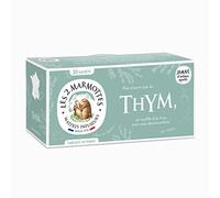 Les 2 Marmottes - Infusione di timo della marmotta, 30 bustine, contro raffreddore, benessere e relax, per liberare le vie respiratorie, prodotto in Francia, senza aromi aggiuntivi, 35 g