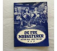 Les 3 Mousquetaires Georges Marchal, Yvonne Sanson 1953 programma cinematogra...