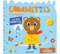 Les 4 saisons: Gommettes repositionnables pour les petits. Avec + de 300 gommettes