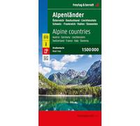 LES ALPES - ALPENLANDER: Österreich - Deutschland - Schweiz - Frankreich - Italien - Slowenien: AK 2701