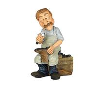 Les Alpes Figura Calozolaio, 13,5cm - Statuina Figurina dipinta a mano in resina sintetica - collezione Funny World Mestieri Artigiani - 014 99749