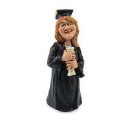 Les Alpes Figura LAUREATA in Piedi, 16 cm - Statuina Figurina Dipinta a Mano in Resina Sintetica - Collezione Funny World Mestieri