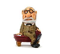 Les Alpes Figura Psicologo, 6,5cm - Statuina Figurina Mestiere Dipinta a Mano in Resina Sintetica - Funny Mini Jobs - 010 99025