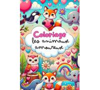 Les animaux amoureux à colorier