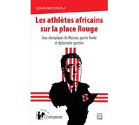 Les athletes africains sur la place rouge. jeux olympiques de