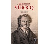 Les authentiques mémoires de Vidocq