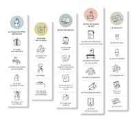 LES BELLES COMBINES - Autocollants repositionnables-Mes Petites Séquences-Ma du Soir Giochi d'azione e Riflessi, Multicolore (LBC-Stickers-Routine-Eve)