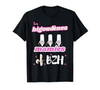 Les Bigoudènes Mamies de Bretagne BZH Maglietta