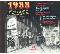Audio Cd 1933 Les Chansons De Cette Annee La' / Various
