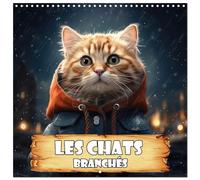 Les chats branchés (Calendrier mural carré 2026 30 x 60 cm (ouvert)) Calendrier double avec une page pour vos prises de notes: chats à la pointe de la mode (CALVENDO Animaux)
