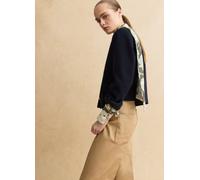 LES COPAINS, Blazer In Misto Viscosa Blu Regular Fit Con Bottoni Dorati, Donna, Blu, Taglia: 48