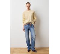 LES COPAINS, Jeans Baggy In Puro Cotone Blu Denim, Donna, Blu, Taglia: 44