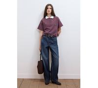 LES COPAINS, Jeans Blu Balloon Fit In Puro Cotone, Donna, Blu, Taglia: 48