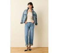 LES COPAINS, Jeans Culotte A Gamba Larga, Donna, Denim, Taglia: 48