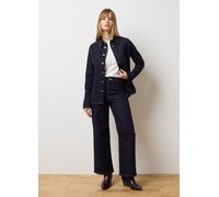 LES COPAINS, Jeans In Denim Blu A Gamba Larga, Donna, Blu, Taglia: 48